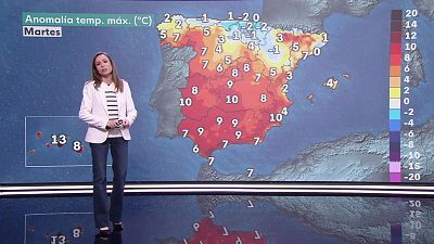 Las temperaturas descenderán en la mitad norte peninsular y mitad este de Canarias