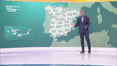 Las temperaturas máximas aumentan en la vertiente atlántica