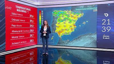 Las temperaturas máximas aumentarán acusadamente en el interior peninsular y en zonas del área mediterránea