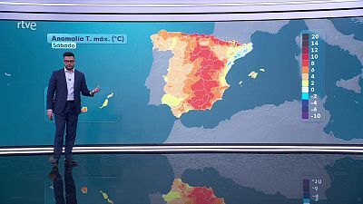 Las temperaturas máximas aumentarán en Baleares y en la mayor parte de la Península