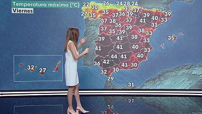 Las temperaturas máximas descenderán en el área mediterránea peninsular y en Canarias, ascendiendo en el resto del país, de forma incluso notable en el alto Ebro