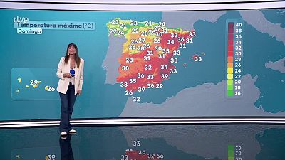 Las temperaturas máximas descenderán en el tercio noroeste y zonas del área mediterránea y Canarias