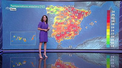 Las temperaturas máximas descenderán en el tercio oeste, meseta Sur y medianías de Canarias