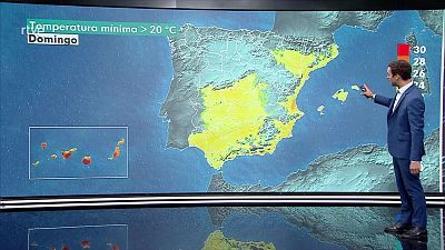 Las temperaturas máximas descenderán notablemente en el Cantábrico y Alborán