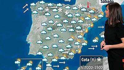 Lluvia fuerte en Galicia y vientos en el norte de la Península