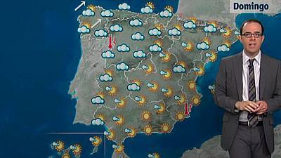 Lluvia persistente en Galicia y calor en el sudeste de España