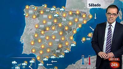 Lluvias en Canarias y temperaturas bajas en el interior peninsular