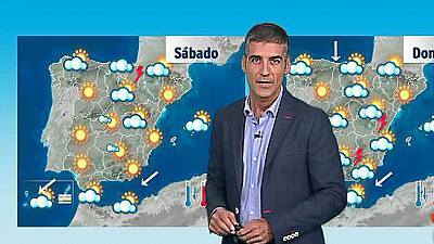 Lluvias en el Cantábrico, Alto Ebro y posibles tormentas en los Pirineos