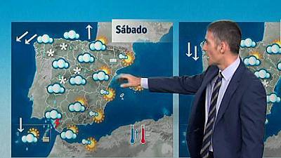 Lluvias en el tercio occidental peninsular y viento fuerte en Canarias