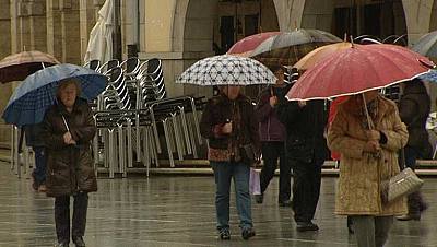 Lluvias en Galicia, Extremadura y sistema central