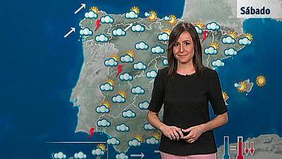 Lluvias fuertes en Andalucía y descenso térmico en la península