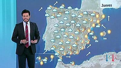 Lluvias fuertes en el centro y Pirineos y calor en Levante