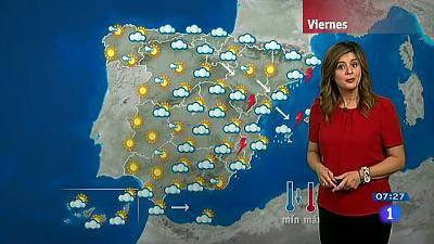Lluvias fuertes en el este de Cataluña y las Islas Baleares
