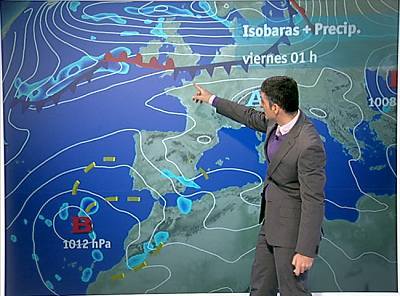 Lluvias fuertes en el oeste de Andalucía y sur de Extremadura