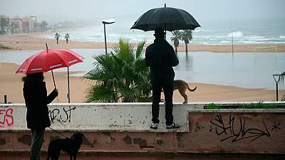Lluvias fuertes en el suroeste y en Canarias