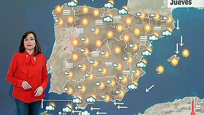Lluvias localmente fuertes en el sur de Canarias y temperaturas sin cambios
