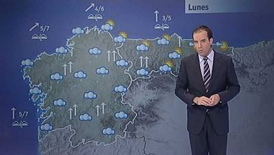 Lluvias y viento fuerte en zonas de Galicia