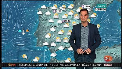 Lluvias y vientos fuertes en Galicia y cordillera Cantábrica