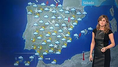 Mañana, lluvia local fuerte o persistente en Baleares, Cantábrico y noreste