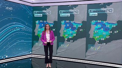 Máximas en descenso en toda la Península y en Canarias, en Baleares y Melilla ascenderán ligeramente