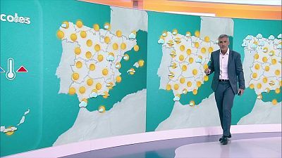 Máximas por encima de los 36 grados en centro y sur peninsular y de 38 grados en zonas de Andalucía