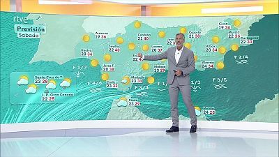 Máximas que superan 36-38 grados en el interior sudoeste peninsular y 34-36 en el sudoeste de Galicia
