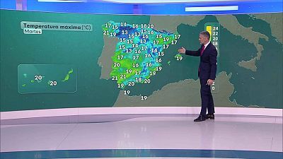 Nevadas durante las primeras horas del día en el sistema Central y cordillera Cantábrica.