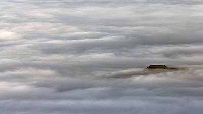 Nieblas en la meseta norte y el valle del Ebro