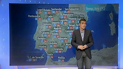 Nubes en el este peninsular y Canarias y temperaturas sin cambios