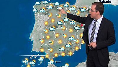 Nubes en Galicia, Pirineos y Cantábrico, y ligero ascenso de las temperaturas