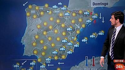 Nuboso en el este de Cataluña y Baleares, con posibilidad de tormentas