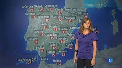 Nuboso en toda España y chubascos en el norte para empezar la semana