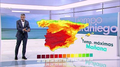 Posibilidad de algún chubasco o tormenta localmente fuerte en los Pirineos