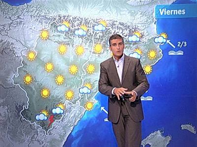 Posibilidad de lluvias en el noreste de la Península y en Baleares - 19/08/10