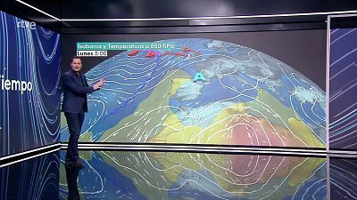 Posibilidad de precipitaciones fuertes o persistentes al principio en el norte de Guipúzcoa y de Navarra