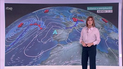 Posibilidad de precipitaciones localmente persistentes en el oeste de Galicia en la segunda mitad del día