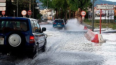 Posibilidad de precipitaciones y/o tormentas localmente fuertes en Cataluña y en localidades del interior sur peninsular
