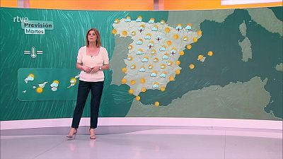 Posibilidad de tormentas en montañas de la mitad norte y zonas aledañas