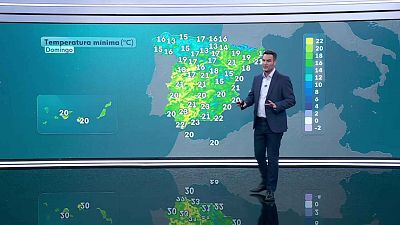 Posibilidad de tormentas localmente fuertes en la Cordillera Cantábrica, alto Ebro y montañas del tercio este