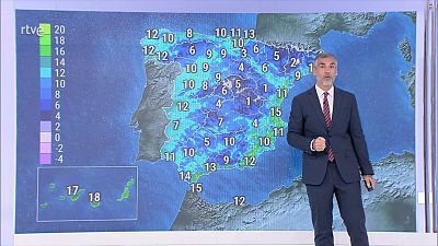 Precipitaciones con probabilidad de ser localmente fuertes y persistentes en zonas de Galicia y Asturias