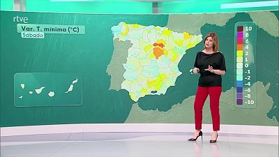 Precipitaciones con tormenta en el sur de Andalucía, Galicia, oeste de Asturias y el oeste de la meseta