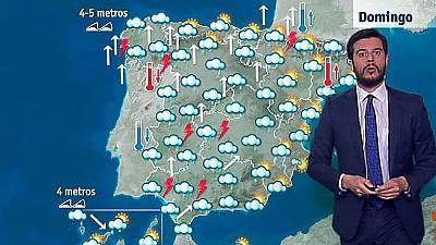 Precipitaciones en gran parte de la Península y Canarias