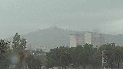 Precipitaciones fuertes en Cataluña y Baleares