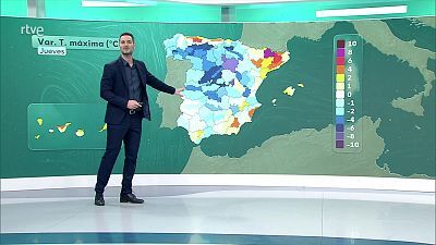 Precipitaciones fuertes y con tormenta en Galicia, cordillera Cantábrica, meseta norte, Ibérica y Tenerife