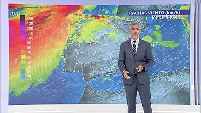 Precipitaciones fuertes y/o persistentes en el oeste de Galicia