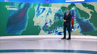 Precipitaciones fuertes y persistentes en el entorno del Sistema Central y especialmente en Valencia, Castellón, Tarragona