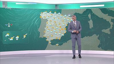 Precipitaciones localmente fuertes, acompañadas de tormenta en el centro peninsular y pueden ser persistentes en el extremo noreste