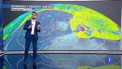 Precipitaciones localmente fuertes en el Cantábrico oriental, Ibérica, Pirineos, este de Cataluña