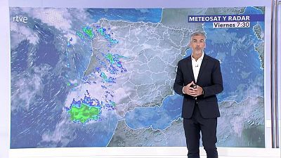 Precipitaciones localmente fuertes en la vertiente atlántica