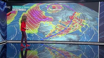 Precipitaciones localmente fuertes o persistentes en áreas del noroeste peninsular